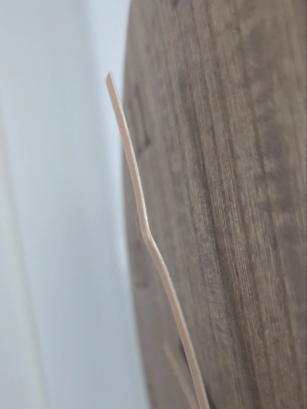 Hearth And Hand Clock Woodgrain Clock with Gold Hands